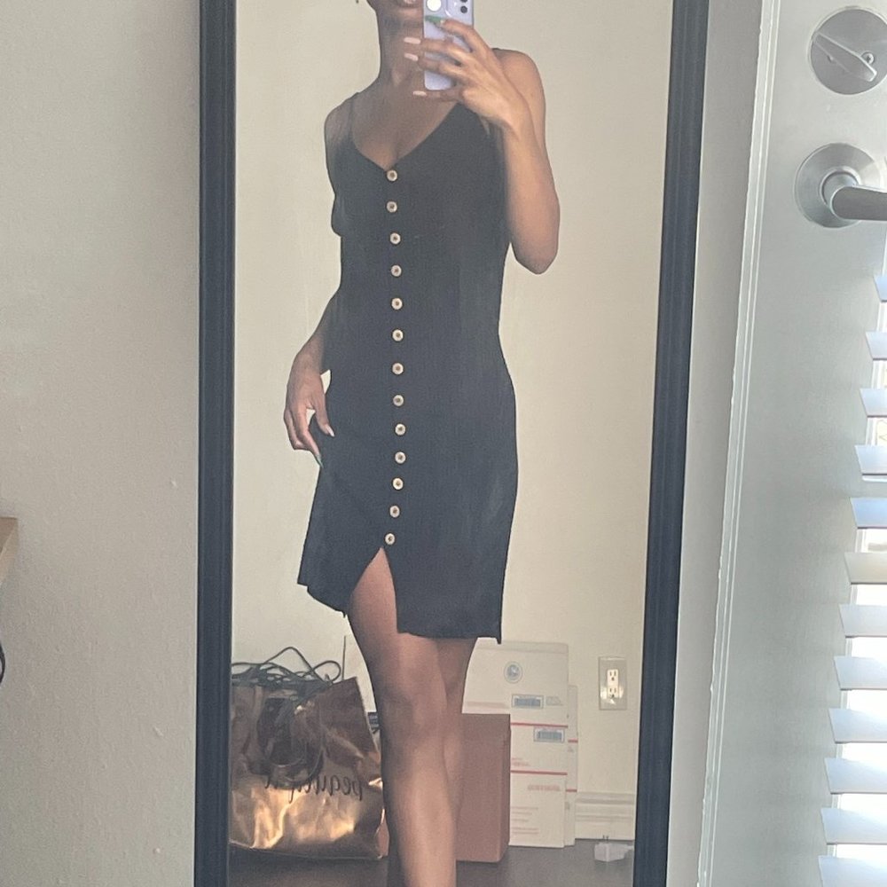 Button up dress
